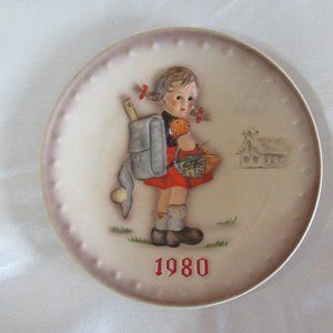 MJ Hummal 1980 Annual Plate - Goebel Plate As Is